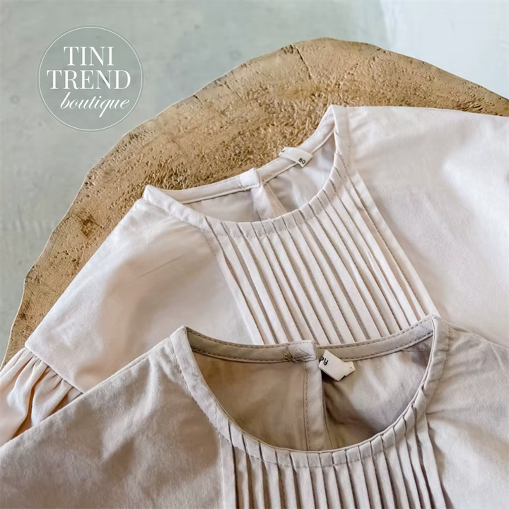 MELINDA | Puff Sleeve Minimalist Blouse